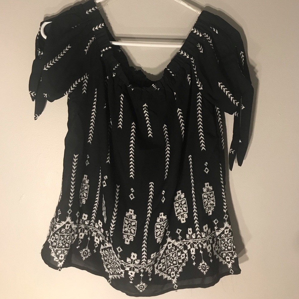 Society Girl Off-the-Shoulder Top